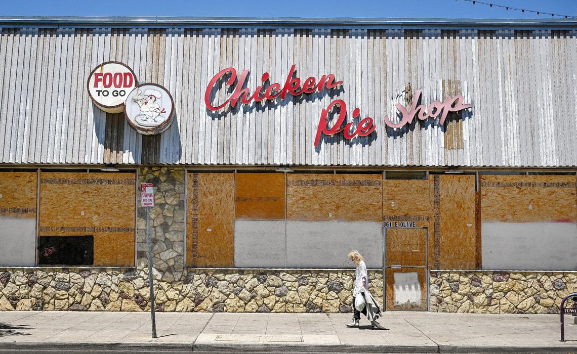 The Chicken Pie Shop restaurant in Fresno’s Tower District closed back in 2019 and has been empty ever since.