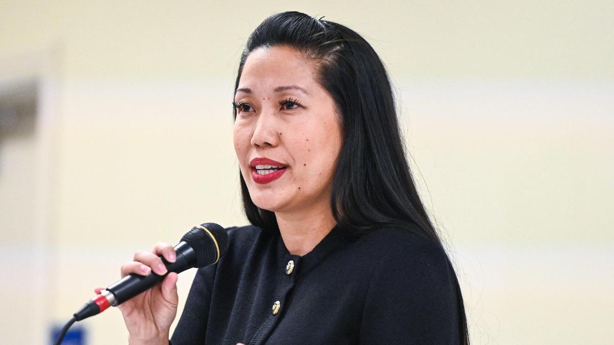 Elizabeth Heng, candidate for Congressional District 22 in the special election that will replace retiring Congressman Devin Nunes. Photographed at a candidate’s forum hosted by the Fresno County Republican Party