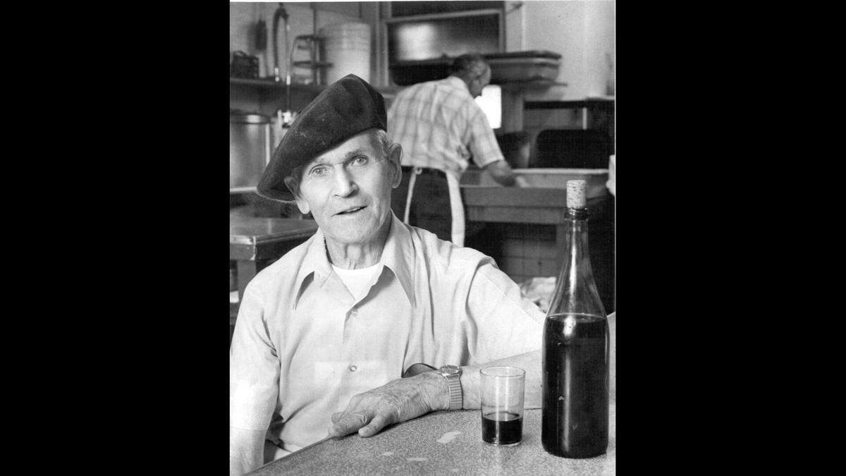 Antonio Choperena was an 86-year-old resident of the Santa Fe Hotel, associated with the Santa Fe Basque restaurant, in this Fresno Bee file photo dated 1980. He worked for a time as a kitchen helper after quitting his job as a sheepherder.