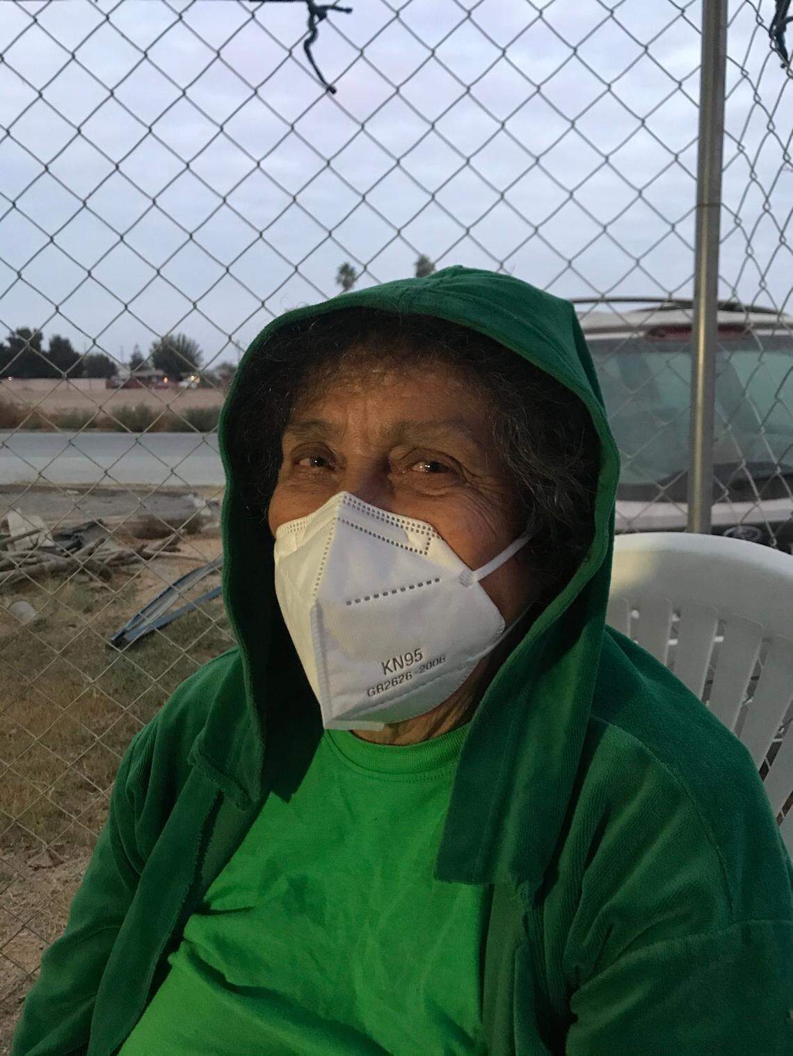 Estella Bravo, 78, of Tipton tells her neighbors about the nitrate contaminated water. Official notices don’t get to renters in apartments next door. She’s worried for kids and pregnant women who can’t afford bottled water, so she’s been advocating for two years for the community to receive free bottled water.