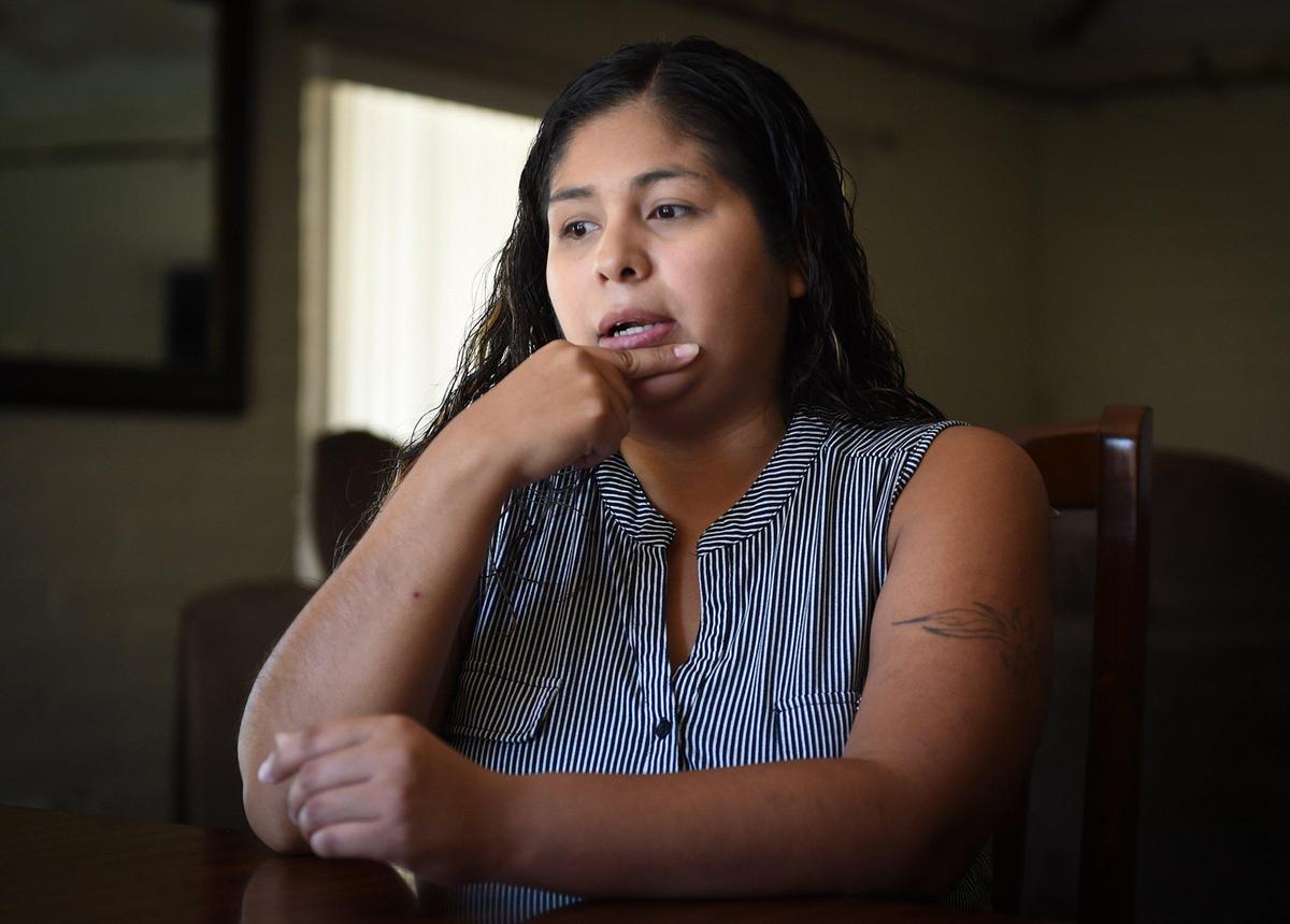 Sylvia Valenzuela, who is 7-months-pregnant, and of Native American heritage, talks about problems she had applying for Medi-Cal care early on in her pregnancy.