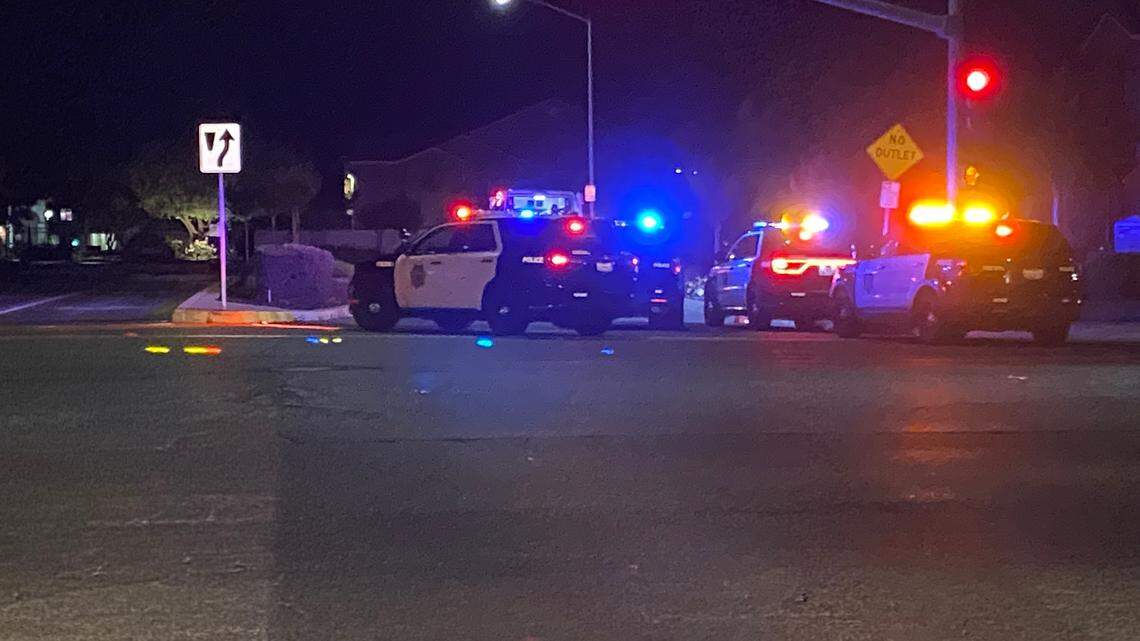 Police investigate a stabbing at Fig Garden Drive and Gates Avenue on Friday, May 24, 2024.