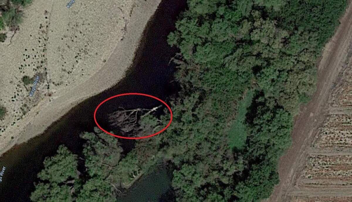 Deputies issue a warning about a tree hazar at the Kings River in Fresno County. Several rescues were made on Tuesday, July 12, 2022 after kayakers collided with the tree.