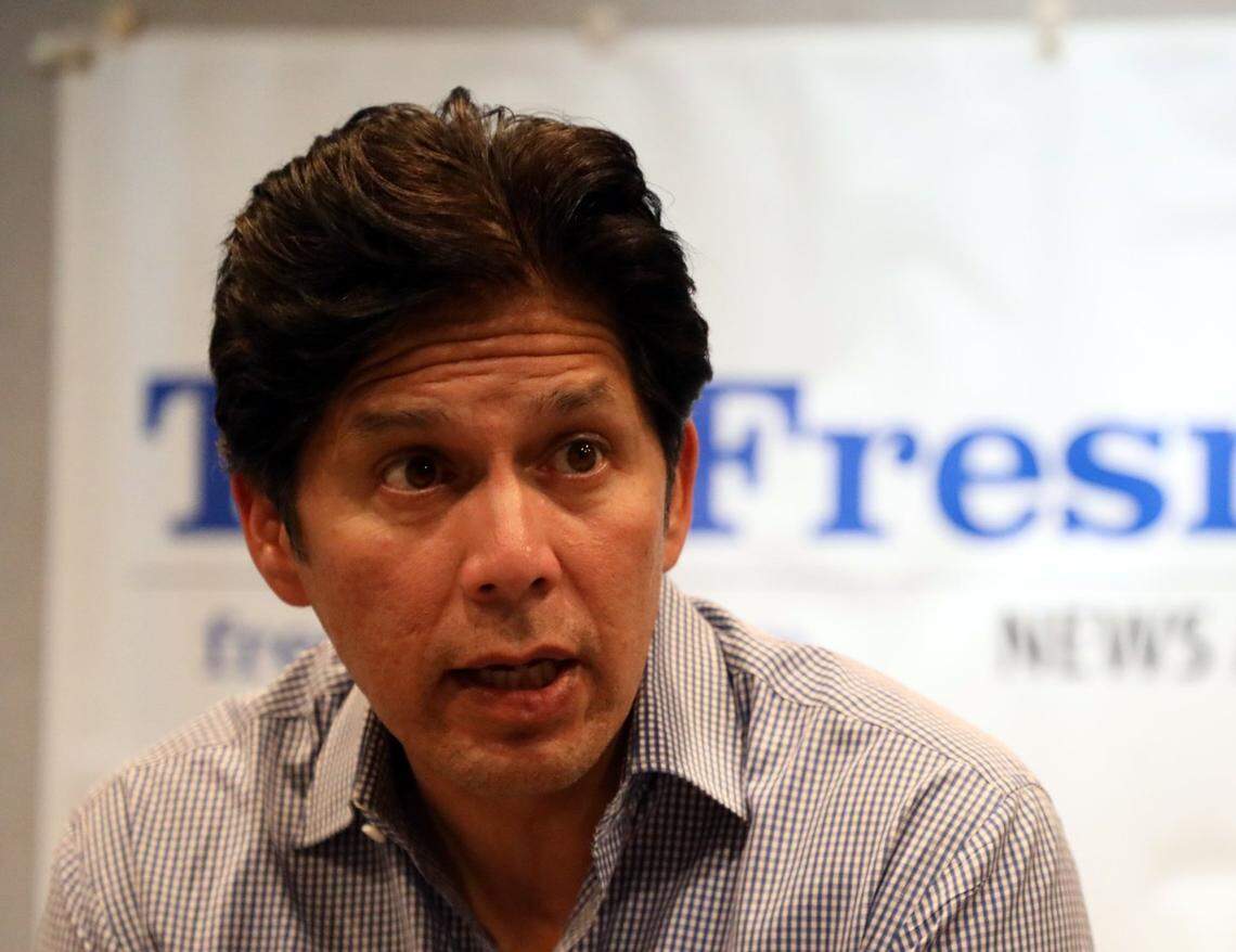 Councilman Kevin de Leon in Fresno in 2018, in this file photo.