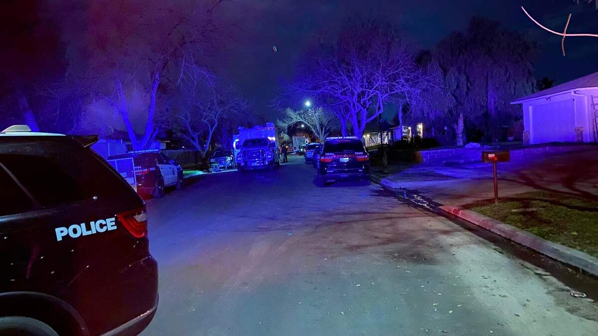 A man was arrested Saturday night after nearly a 24-hour standoff with officers with the Fresno Police Department.