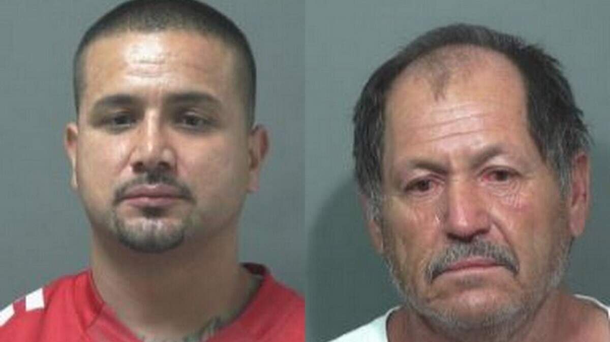 Mark “Scoobs” Valdivia, also known as Mark Tafolla, 37, and Pete Reyna, also known as Pedro Reyna, 58, are sought by Hanford Police in connection with the disappearance and apparent murder of Salvador Valdovinos in January.