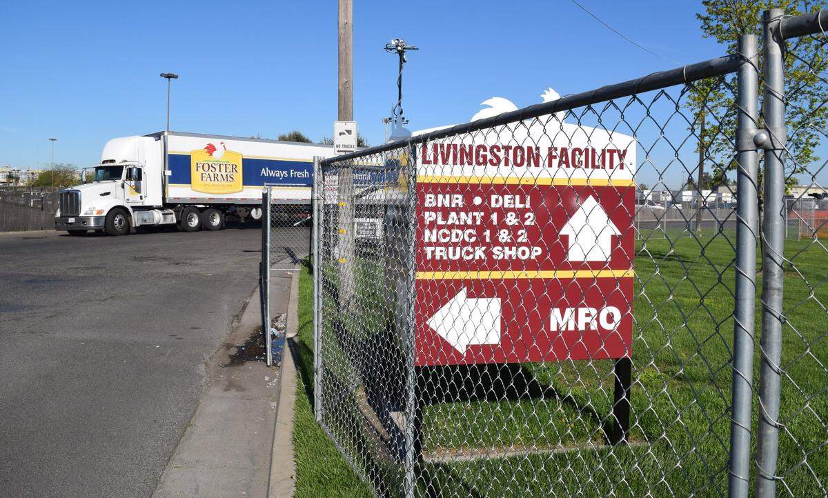 Foster Farms plant in Livingston, Calif.