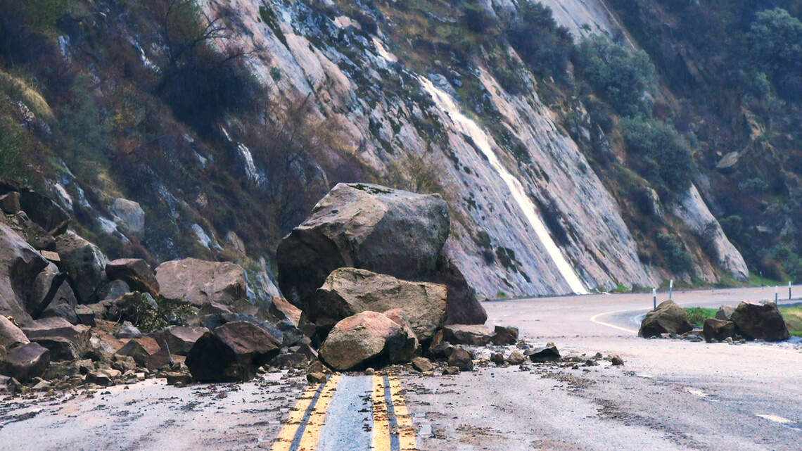 Watch huge boulders tumble in Highway 168 rockslide. How it affects Shaver Lake access