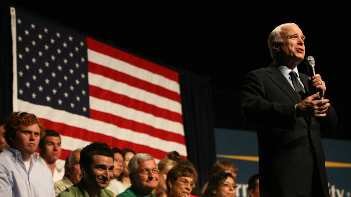 When John McCain came to Fresno, he was running for president against Barack Obama