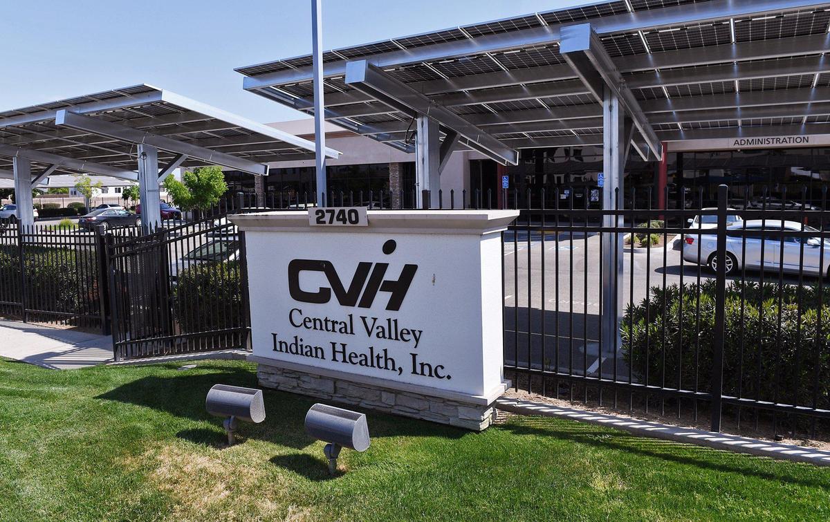 Central Valley Indian Health Inc. is located across the street from Clovis Community Medical Center, shown Wednesday, April 21, 2021 in Clovis.