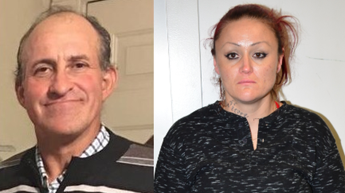 Heather Aguayo (right) is suspected in the shooting death of John Bolech (right). Police are asking for help in locating Aguayo.