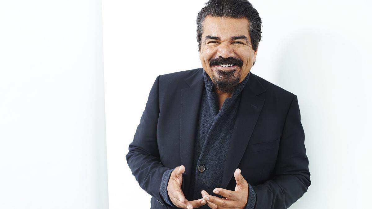 In this Thursday, March 31, 2016 photo, comic George Lopez poses for a portrait in New York. Lopez says he plans to use his recent high-tech tiff with San Antonio as fodder for his new comedy on TV Land, which is loosely based on his life. (Photo by Scott Gries/Invision/AP)