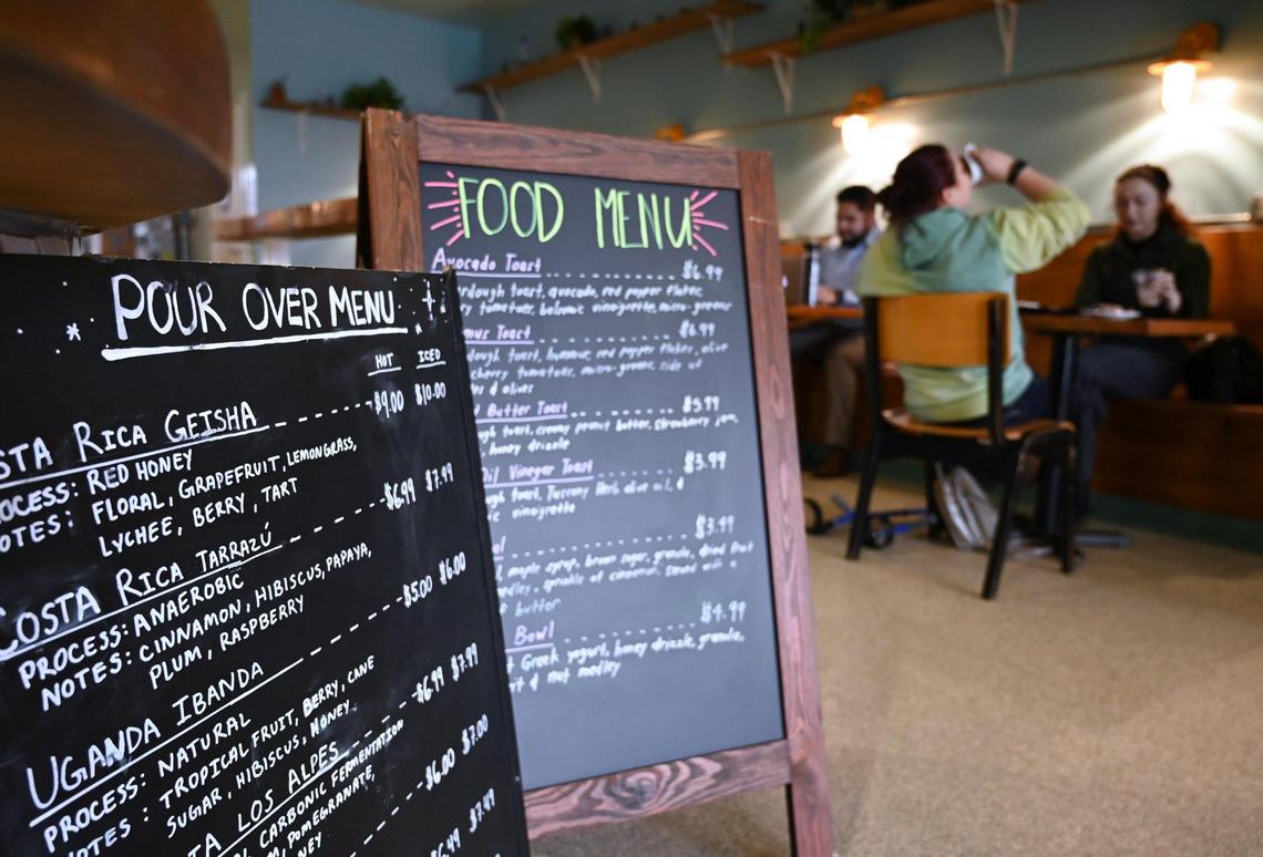 Like Hi-Top before it, Hamzeh Mahmoud’s newly opened Alchemist Coffee Lab offers cafe food options as well as quality coffee in the Tower District. Photographed Thursday, Jan. 12, 2023 in Fresno.