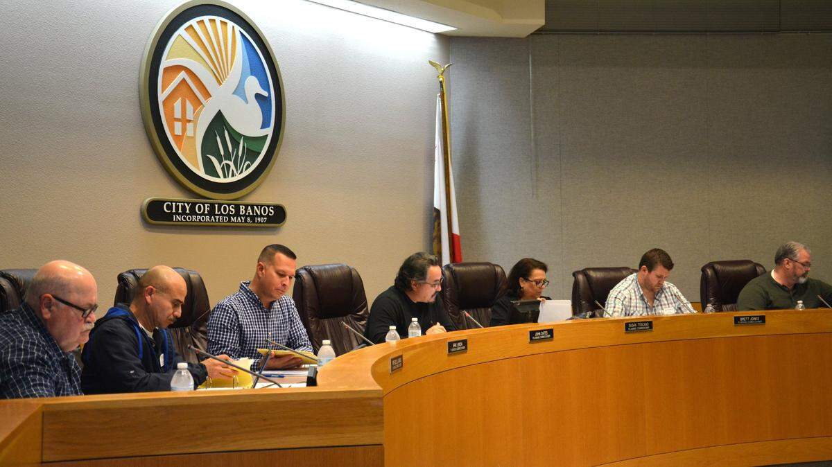 The Los Banos Planning Commission is shown in 2017.