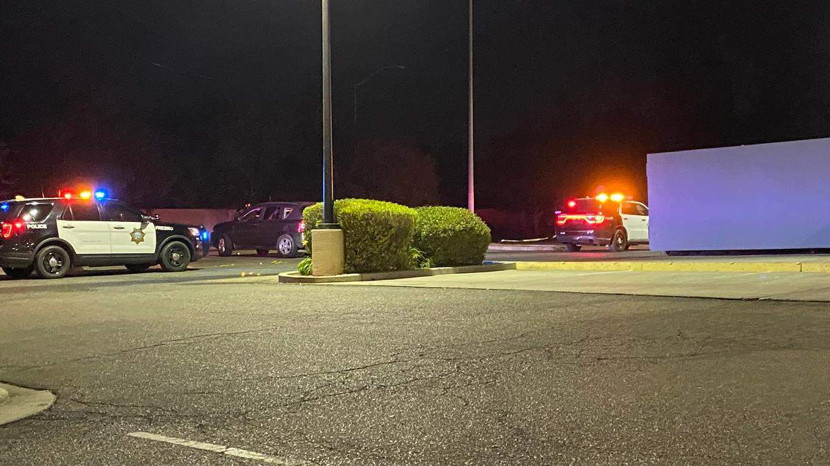 Police are investigating a stabbing that happened in the Burger King parking lot at West Shields and North Brawley avenues in Fresno, California on Thursday, Nov. 2, 2023.