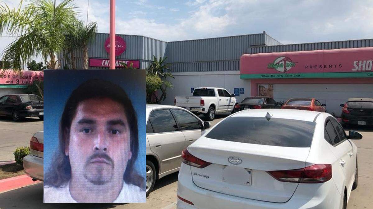 Police say surveillance cameras caught Steven Alberson robbing a bank in Tulare on July 5. He was arrested at a Bakersfield strip club on July 7, 2018, police say.