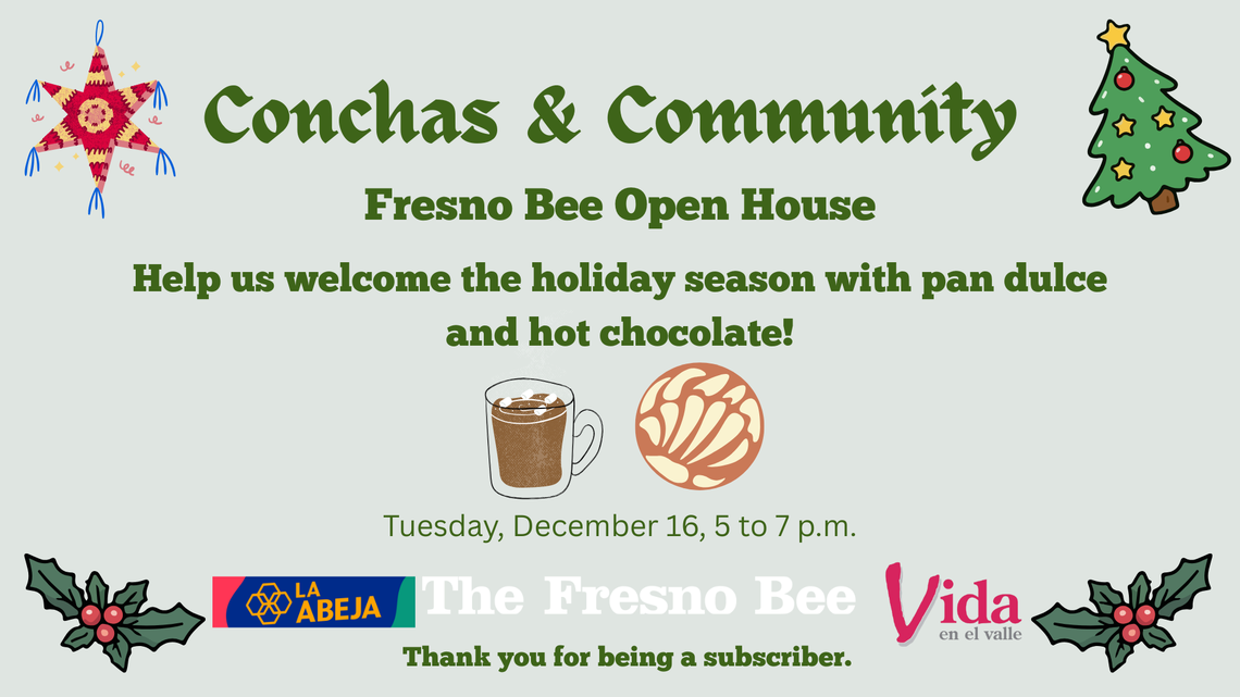 Conchas y comunidad: Únete a reporteros de The Fresno Bee y Vida en el Valle para una reunión navideña