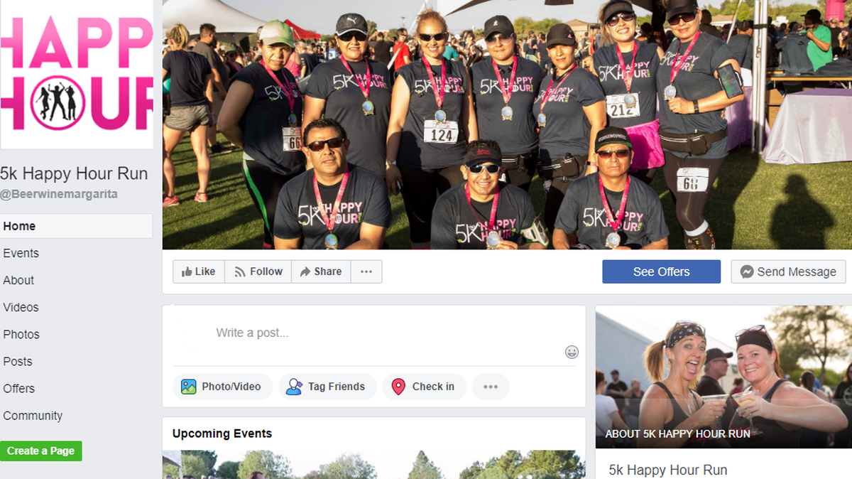 A 5K Happy Hour Run was marketed as being held July 20, 2019, at Woodward Park in Fresno, California. Then it got “postponed.” But a city official said the event never was booked to be held at Woodward Park.