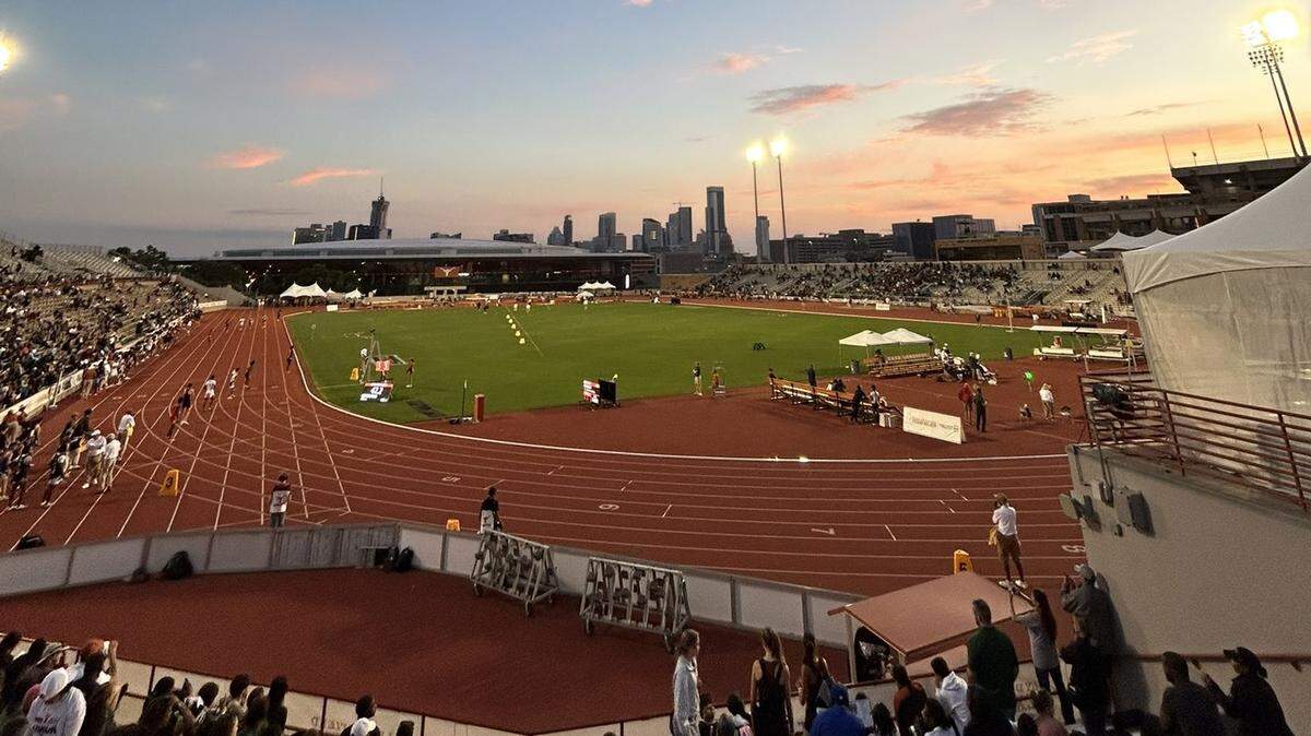 Central High competed in the 1,600 relay at the 97th Clyde Littlefield Texas Relays.