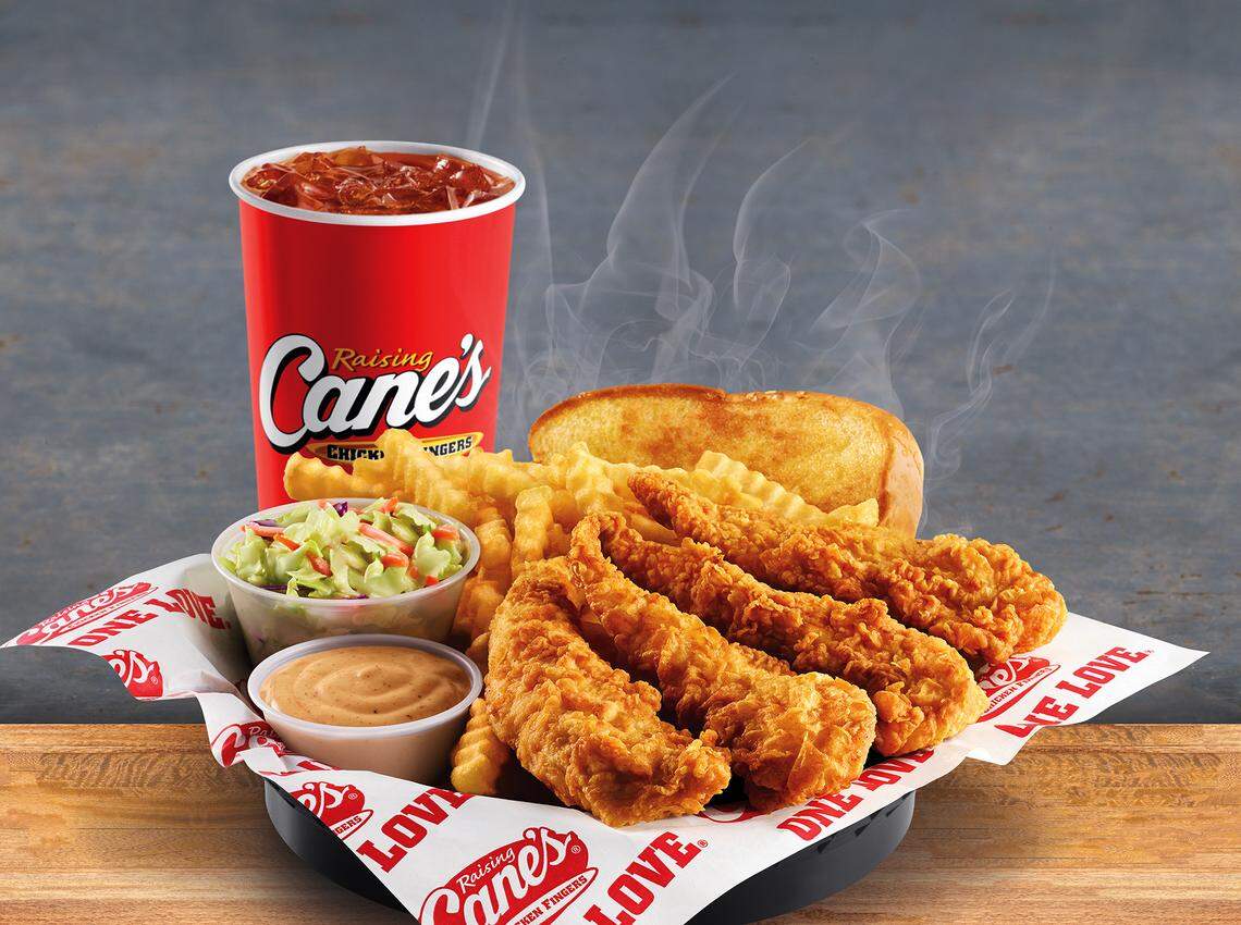 Raising Cane’s Chicken Fingers specializes in quick-service chicken finger restaurants with drive-thrus. Fresno has one location open and another is headed for northwest Fresno.