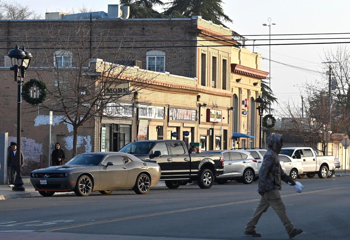 Older buildings in downtown, photographed Thursday, Dec 19, 2024 in Parlier.