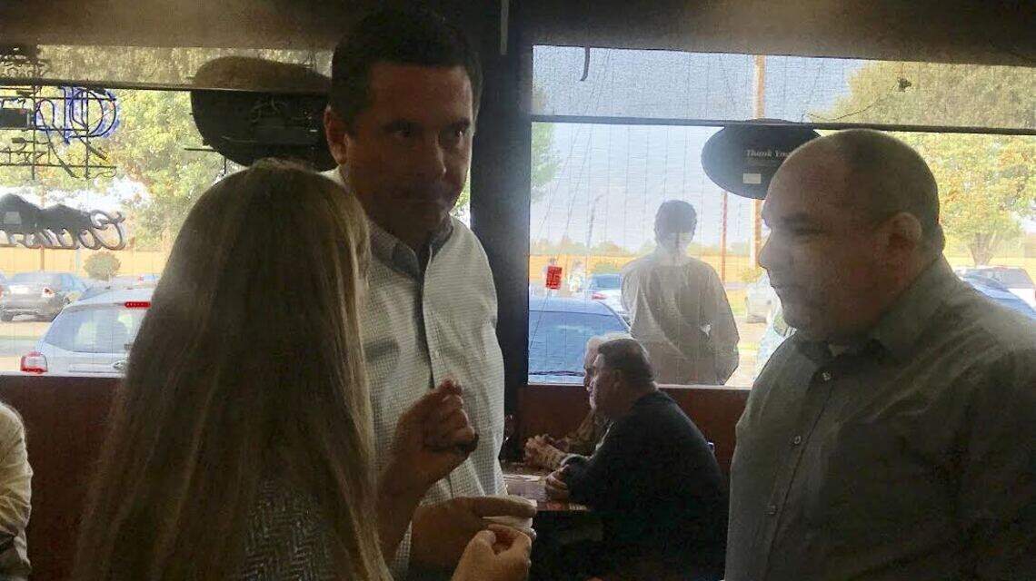 Nunes makes campaign stop at Clovis diner amid criticism he spends too much time in DC