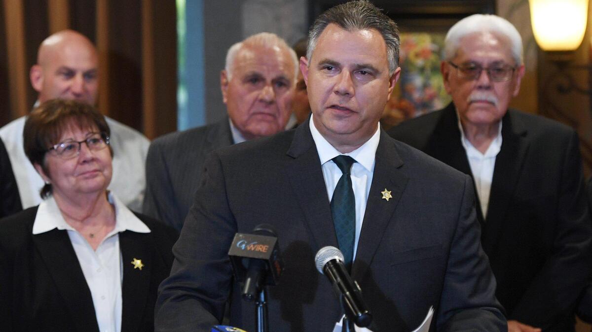 With under 5,000 ballots left to process in Fresno’s June primary election, Mark Salazar said he plans to reach out to John Zanoni, pictured above, to concede in the Fresno County Sheriff race.