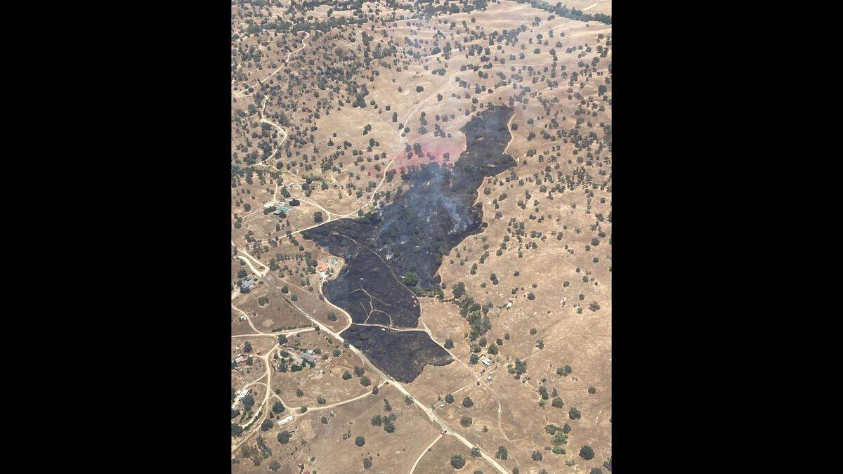 Forward progress has been stopped on the Loper Fire near Loper Valley and Nicholas Road in Fresno County, Cal Fire said Sunday, May 15, 2022.