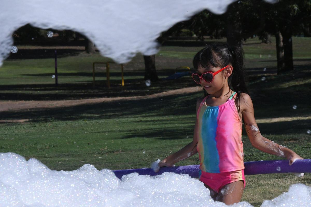 Fresno Foam Party, formed in July, is a company that offers a unique and fun foam experience for parties and other gatherings. Photographed Friday, Aug. 19, 2022 in Fresno.