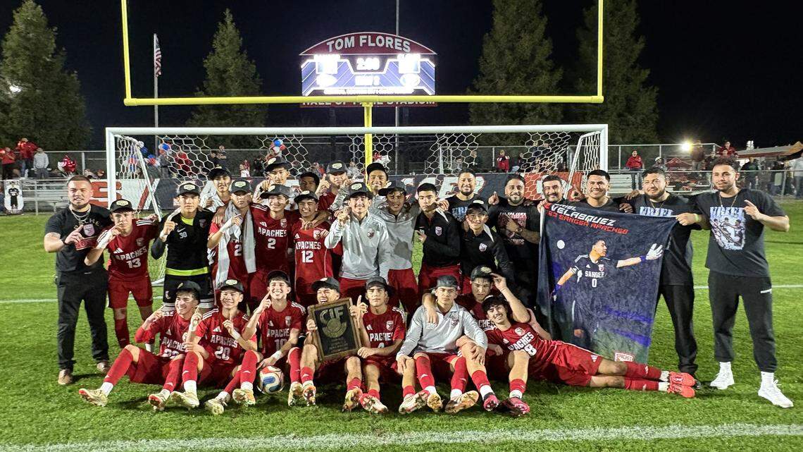 Sanger boys rises to occasion and shut out Clovis to win Central Section D-I title