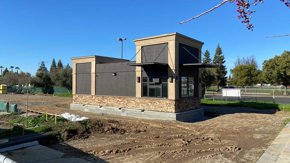 The Human Bean coffee shop is under construction in Clovis.