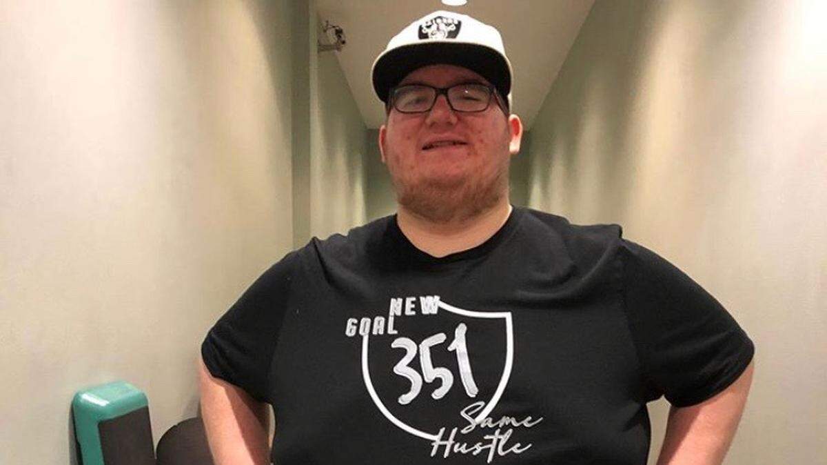 Las Vegas resident and Raiders fan Paul Minor weighed himself in February and was at 451 pounds and is currently at 385 after beginning his weight loss on Feb. 8. His ultimate goal is to get at 200 pounds.