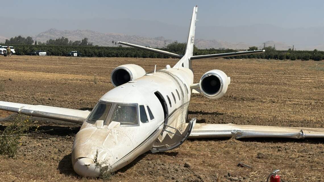 Small plane goes down near Porterville airport. Pilot and passengers survive