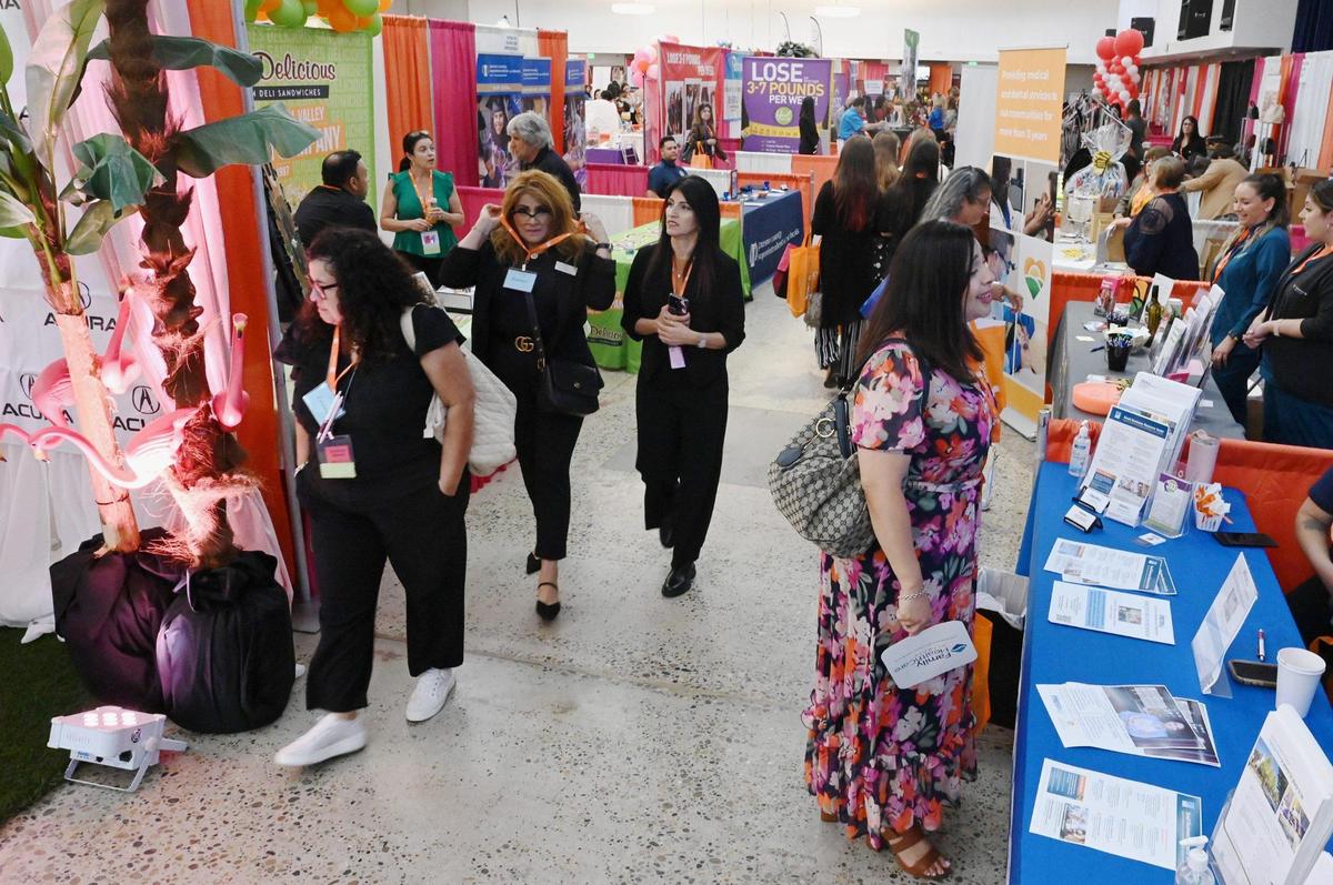 at the 2022 Central California Women’s Conference Tuesday, Sept. 20, 2022 in downtown Fresno. Organizers estimated over 3,500 people attended.