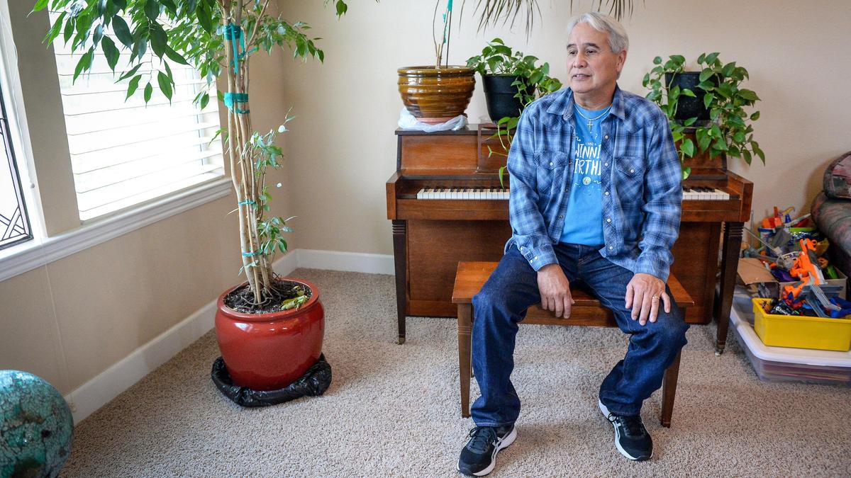 David Green sits in his home in Fresno on Thursday, Jan. 14, 2020. Green is has decided to come forward with his story about being molested as a Boy Scout by a scouting volunteer back in the early 1970’s.