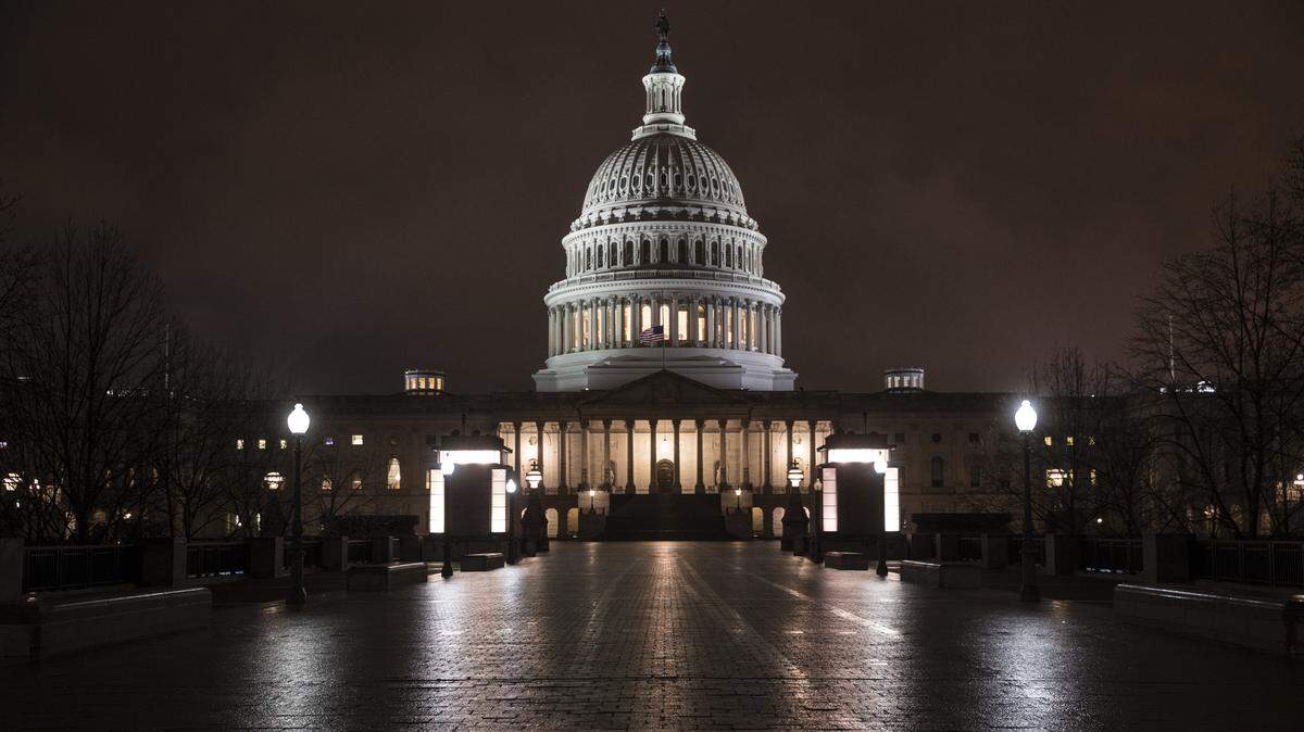 The U.S. Capitol at night. Bee ethics columnist Andrew Fiala says America today is actually a better place than at its founding