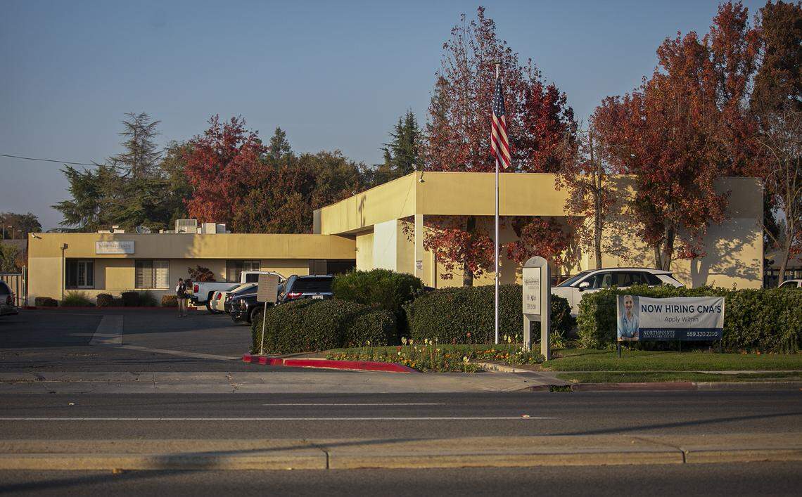 North Point Healthcare and Wellness Centre in northeast Fresno on Nov. 30, 2021. After multiple visits to the facility in early 2018, state inspectors slapped the facility with an immediate jeopardy deficiency, the type reserved for the most egregious incidents in nursing homes that could cause serious injury or death. Photo by Larry Valenzuela for CalMatters