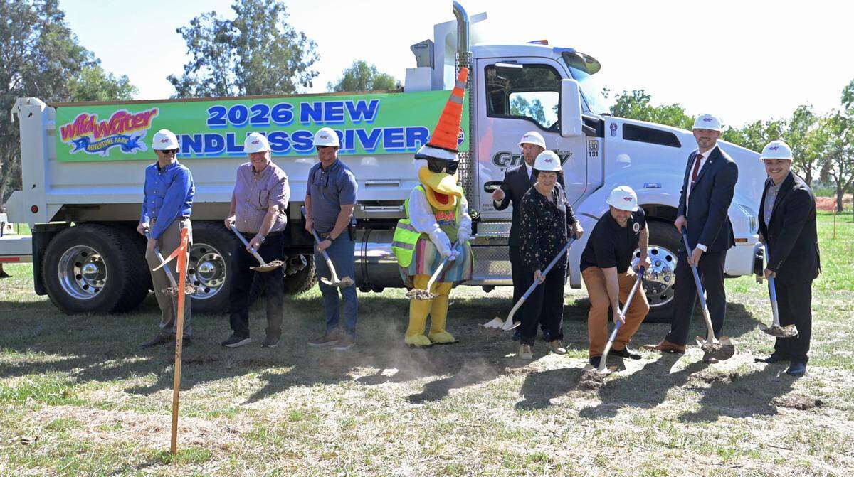 Wild Water Adventure Park unveiled it's plan to expand by creating a new water feature called Endless River with a ground breaking ceremony Tuesday, Sept. 30, 2025 in Clovis, CA.
