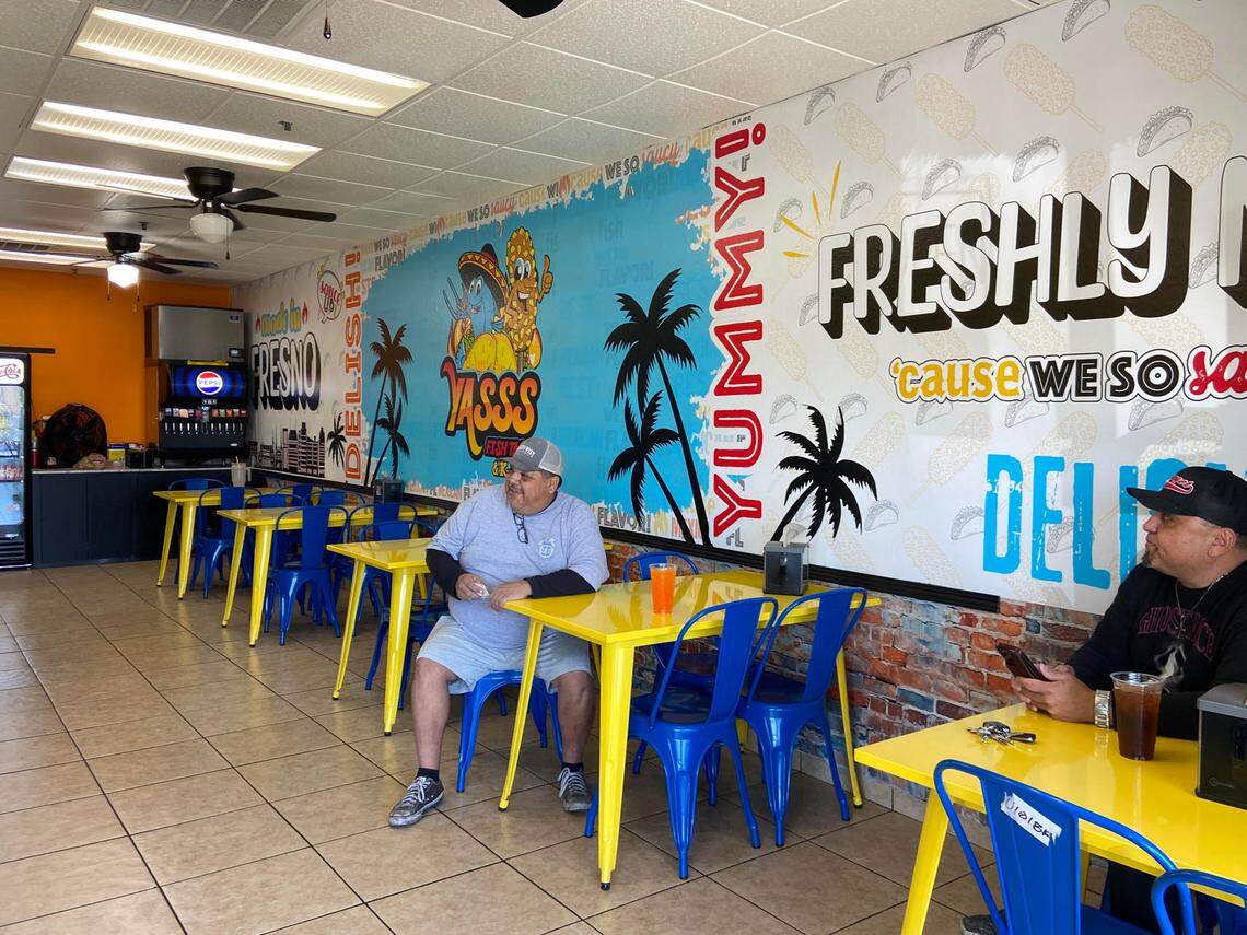 Yasss Fish Taco sells fish tacos and Korean corn dogs at Marks and Ashlan avenues in Fresno. The owners ran a food truck before opening a brick-and-mortar restaurant this summer.