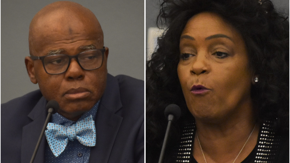 District 4 Madera City Councilwoman Anita Evans, right, is facing former Councilman Derek Robinson, left, in the November 2024 election.