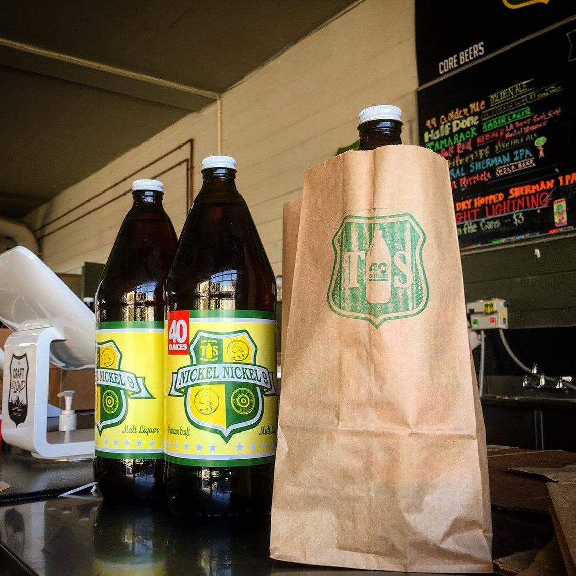 Tioga-Sequoia Brewing Company, which is based in downtown Fresno, sells the “Nickel Nickel 9” 40 oz.. It’s considered the first-ever premium malt liquor 40 ounce dedicated to the Central Valley and viewed as a must-have, Fresno-centric gift, according to local marketing consultant Sam Hansen.