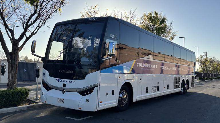 Amtrak driver shot at by homeless man, Fresno police say