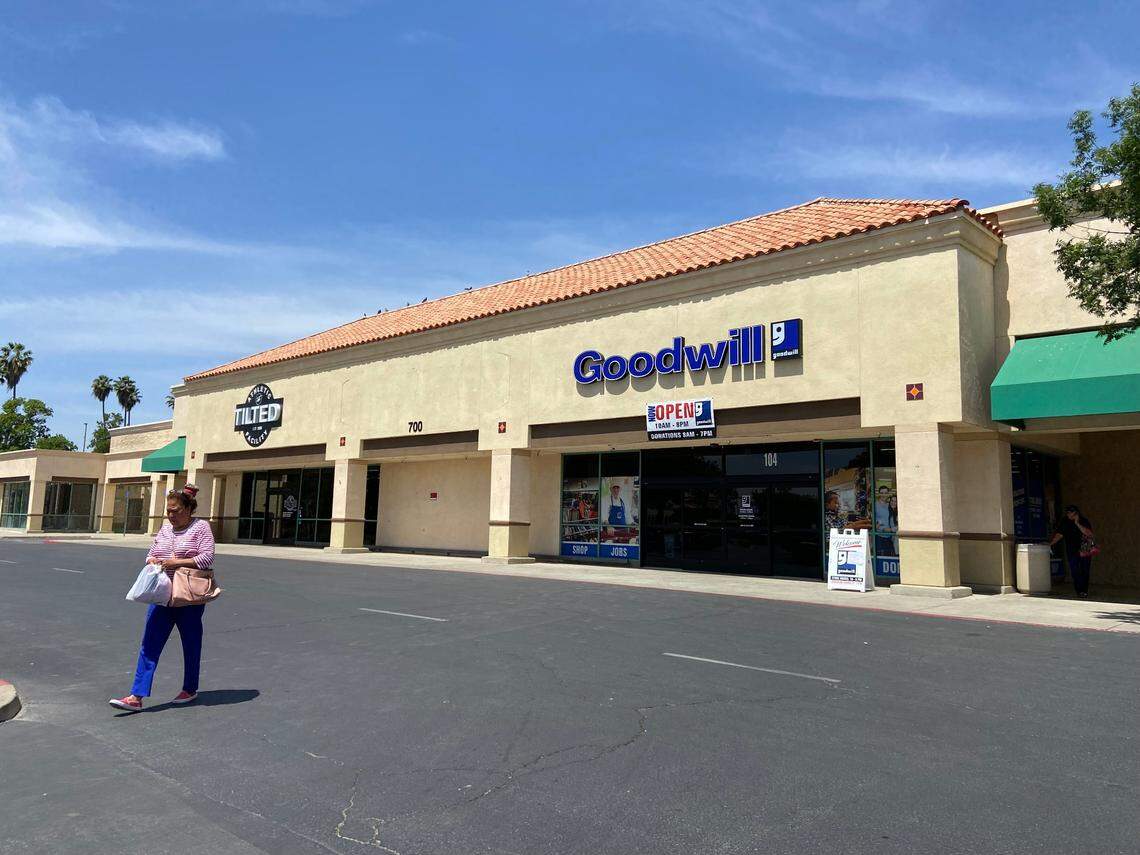 A Goodwill Superstore has opened in Hanford, California. The store takes over about half of a former Orchard Supply Hardware store and is quite bigger than typical Goodwill stores.