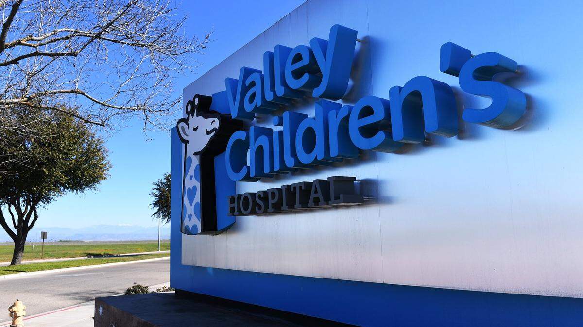 Exterior views of Valley Children’s Hospital, located along the San Joaquin River in Madera County, Monday, March 1, 2021.