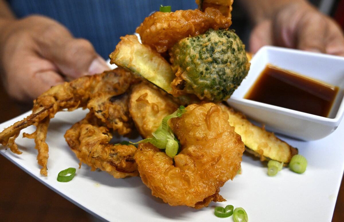 The Tempura appetizer is shown at Oishi Sushi & Grill Thursday, Sept. 26, 2024 in Old Town Clovis.
