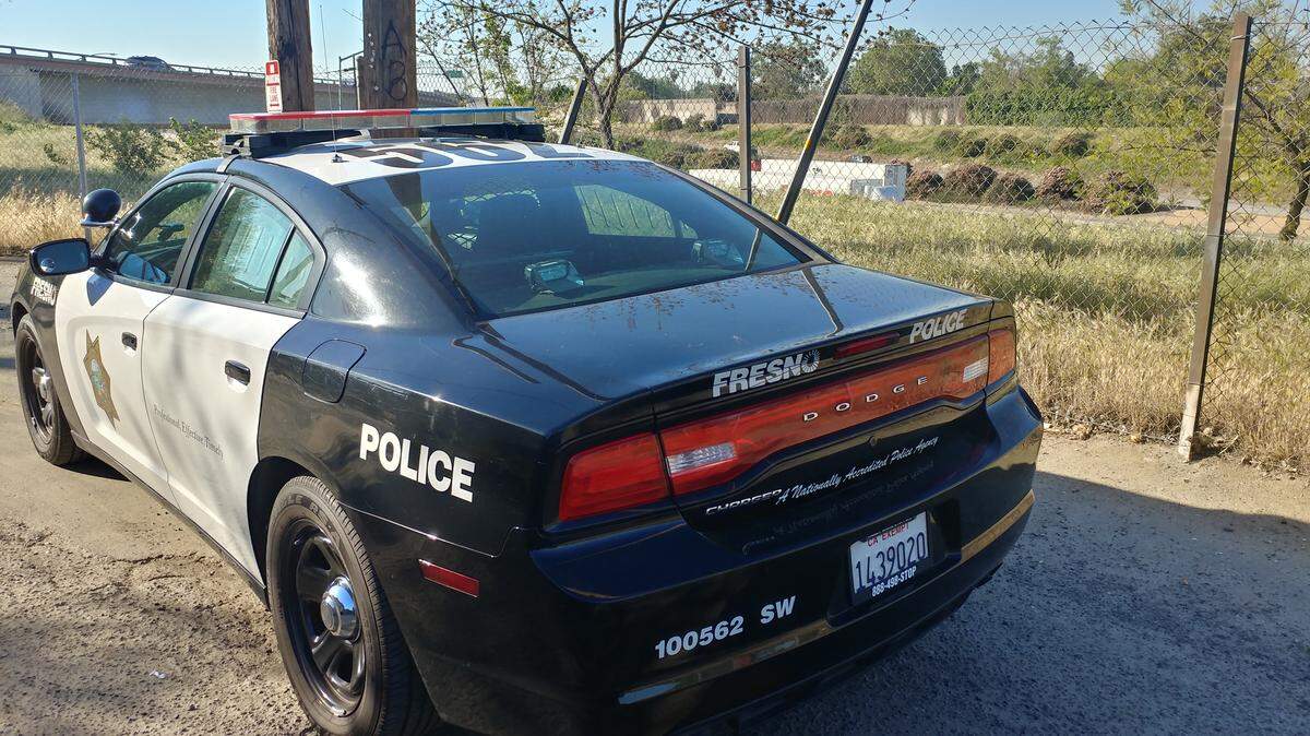 The California Highway Patrol was called in to investigate a dead body found under a section of Highway 41 near downtown Fresno Saturday, April 21, 2018.