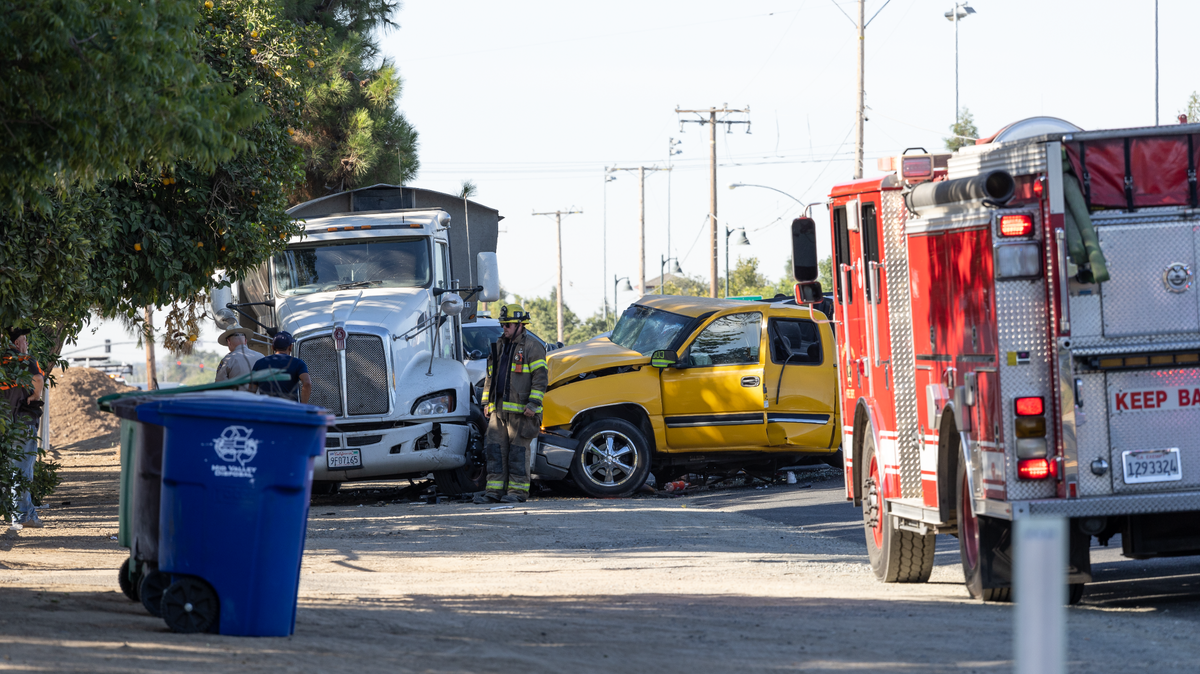 A 14-year-old boy was killed Friday, July 22, 2022, in a truck driven by a 15-year-old that ended up in a head-on collision in Visalia, the California Highway Patrol said.