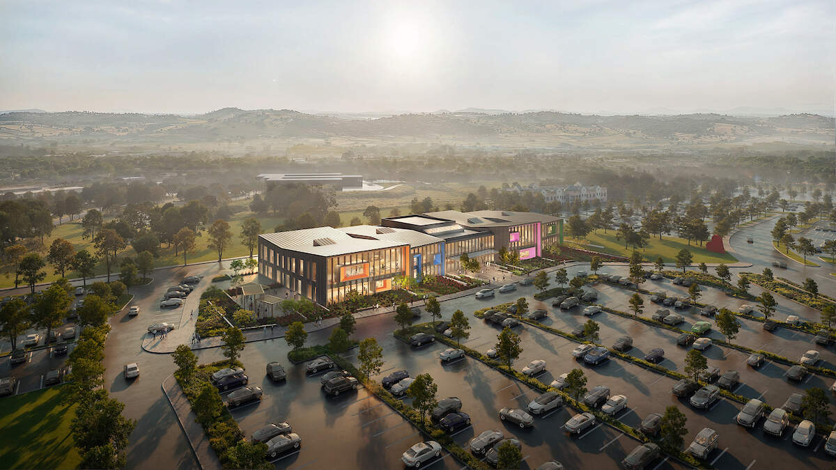 A rendering shows what the future Ambulatory Pavilion could look like on the Madera County campus of Valley Children’s Healthcare.