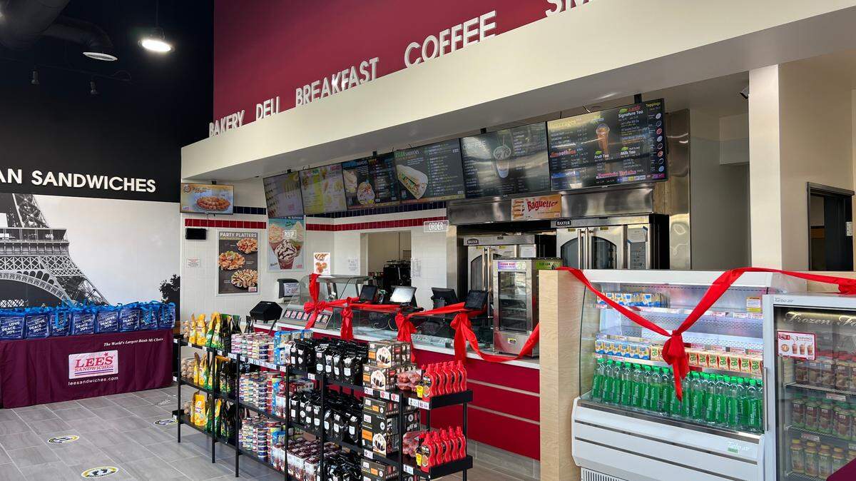 The interior of Lee’s Sandwiches, which opens in Fresno this week. The restaurant serves banh mi, the Vietnamese sandwiches, and “euro sandwiches.”