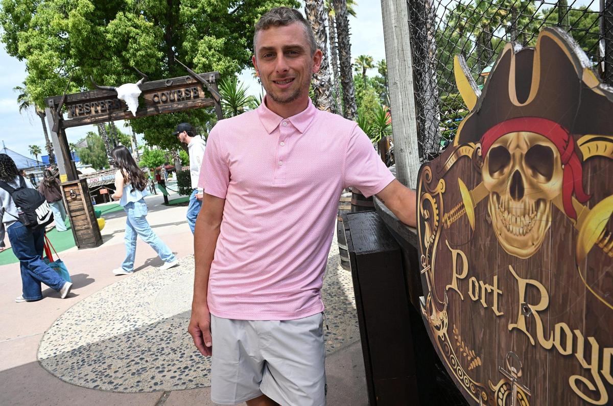 Brian Easler, President of Fuego FC, will be working with the Ruelas family who bought Blackbeard’s Family Entertainment Center with plans to create a soccer stadium as well as improve and expand Blackbeard’s itself. Photographed Thursday, April 17, 2025 in Fresno.